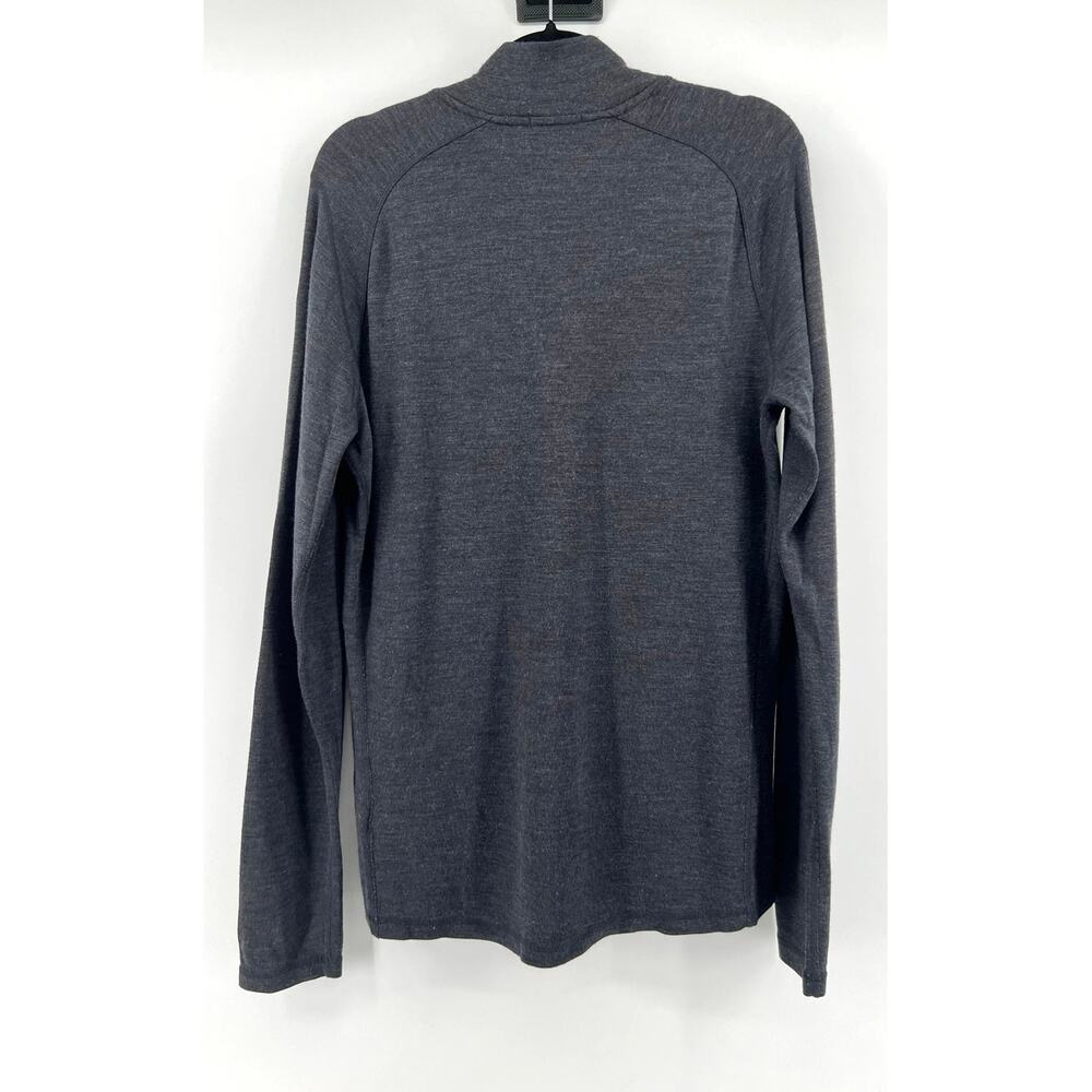 Smartwool Men's 1/4 Zip Pullover Sweater Size L Gray Gorpcore Hiking - Picture 2 of 11